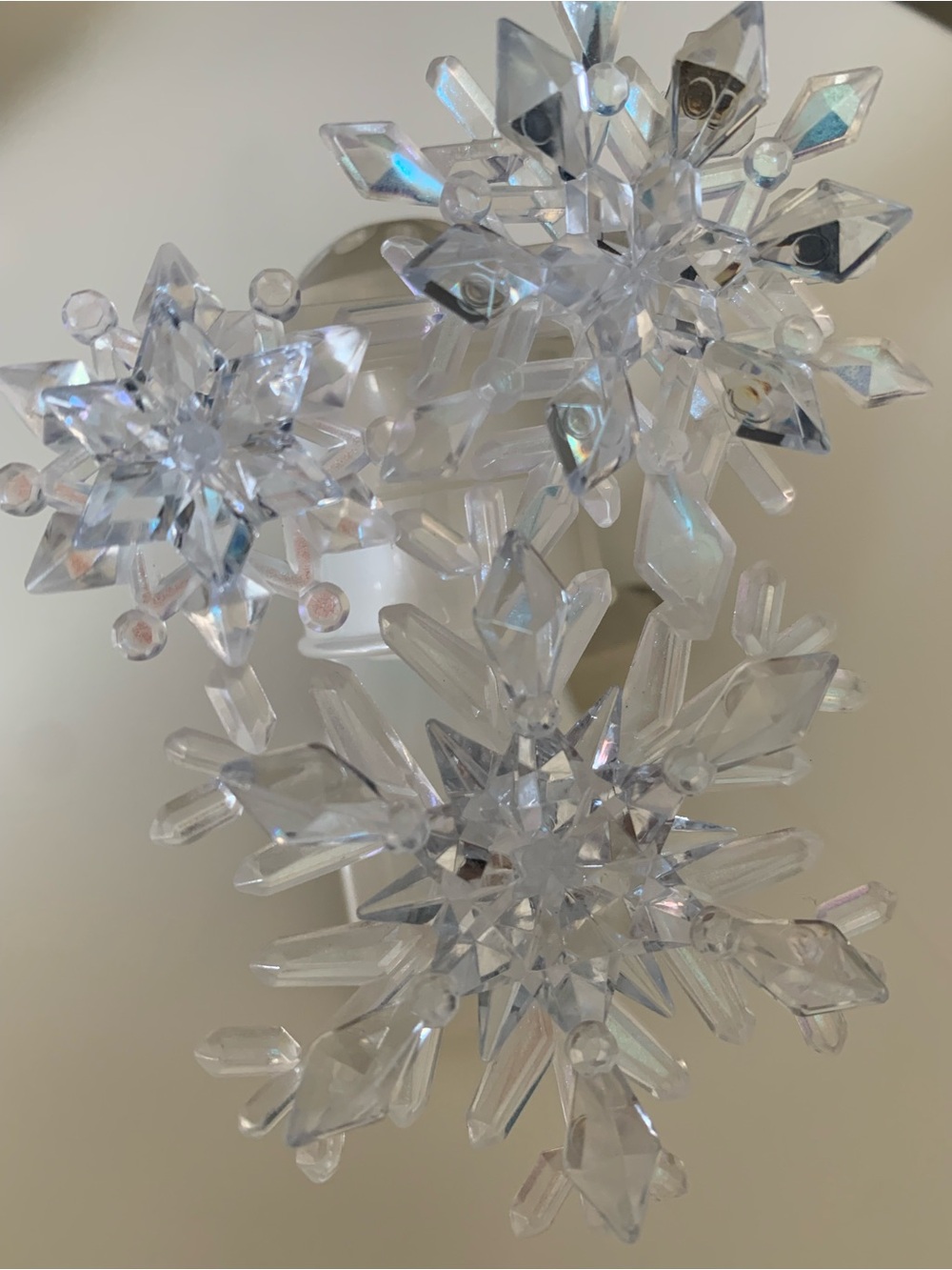 Bath & Body Works | Iridescent Snowflake Wallflower Diffuser LED Nightlight